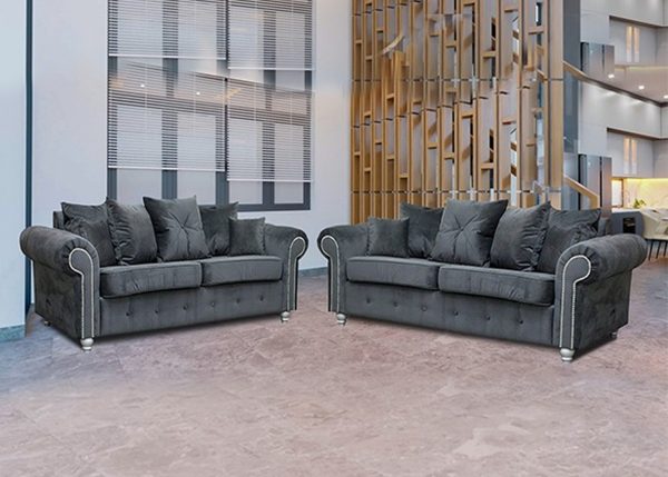 Marilyn 3+2 Sofa Set – High-Back Design